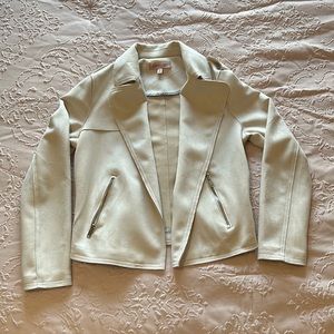Suede Moto Jacket